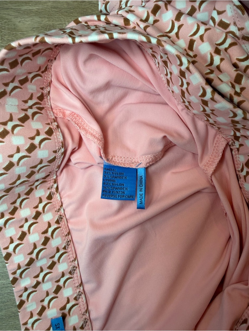 J. McLaughlin Peach Pink and Agnes Skort with Ruffle Hem - Picture 4 of 4
